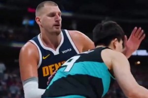 毫无违和感！网友AI制作：杨瀚森隔扣约基奇，爆打克林根